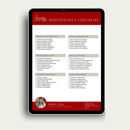 Home Maintenance Checklists