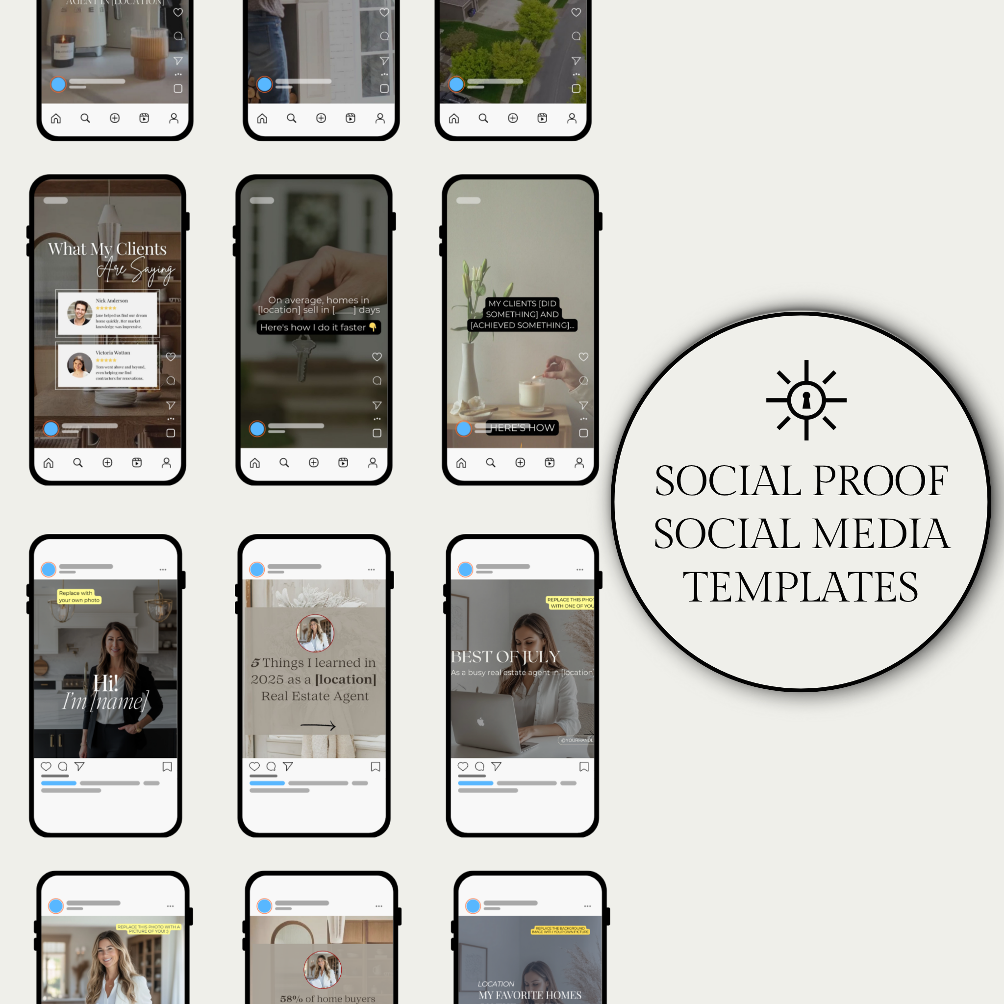 Social Proof Social Media Pack