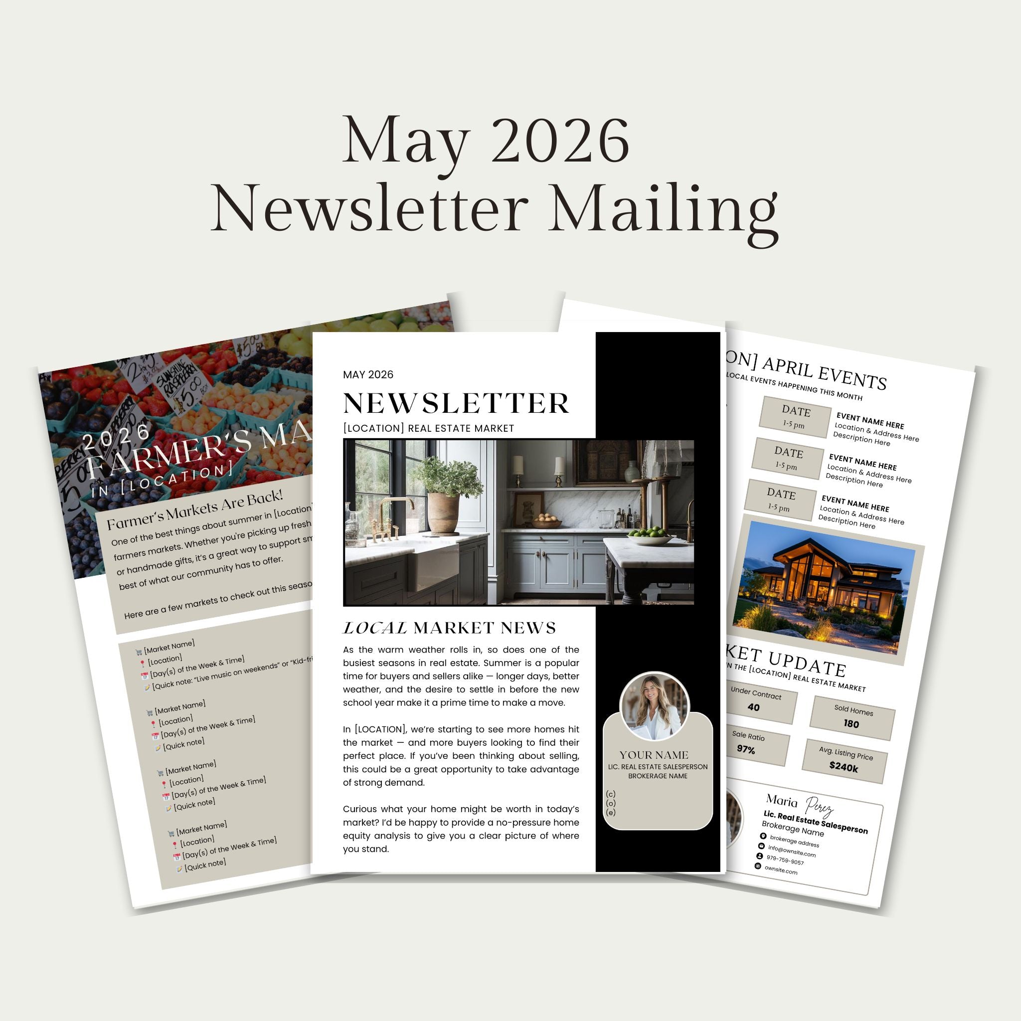 Newsletter Mailing (May)