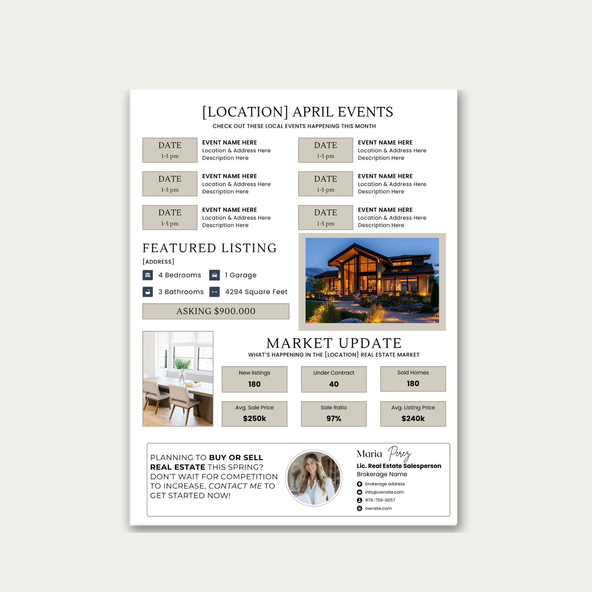 Newsletter Mailing (April)