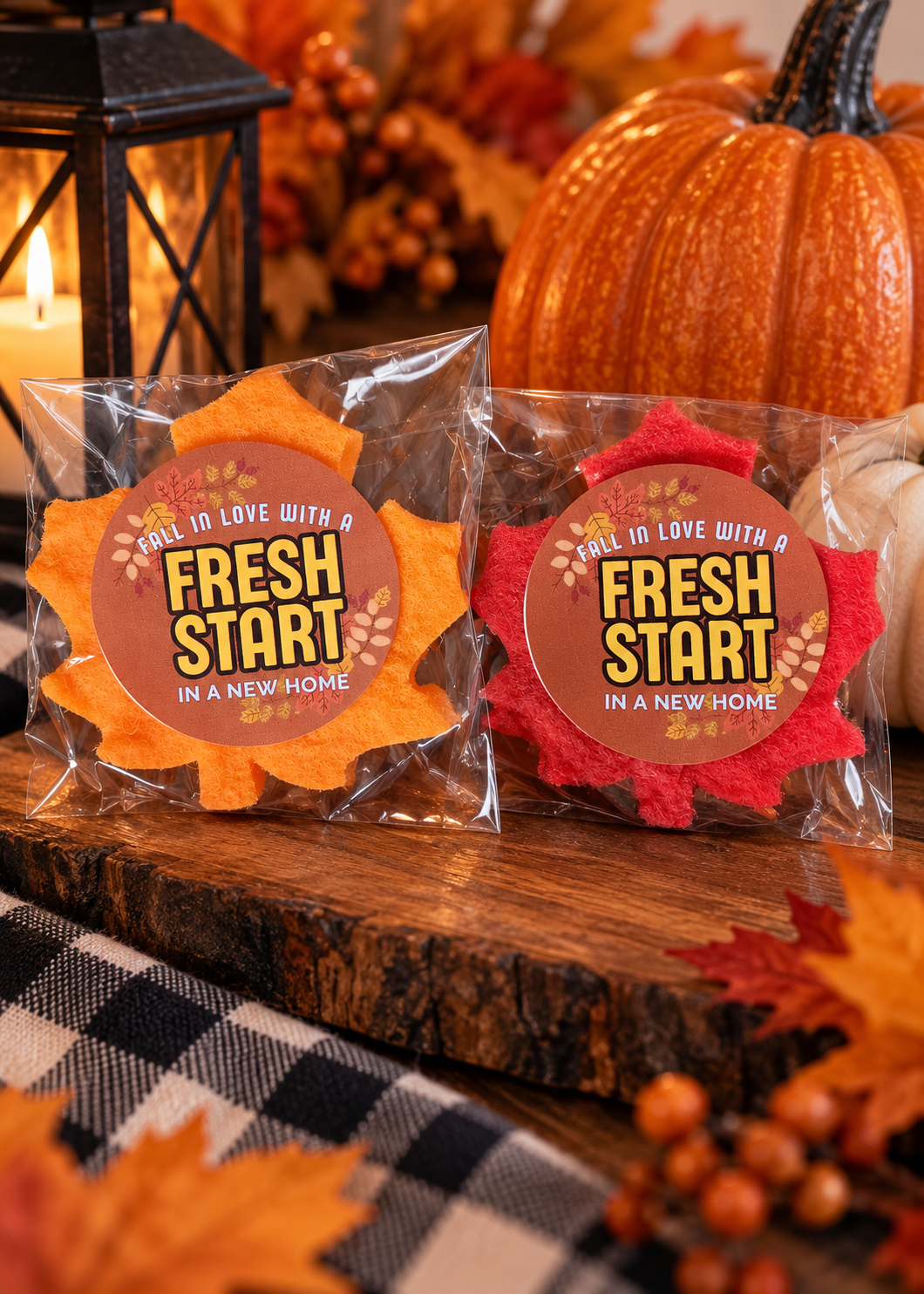 Fall Popbys: Leaf Sponges (Pack of 24, Customized)