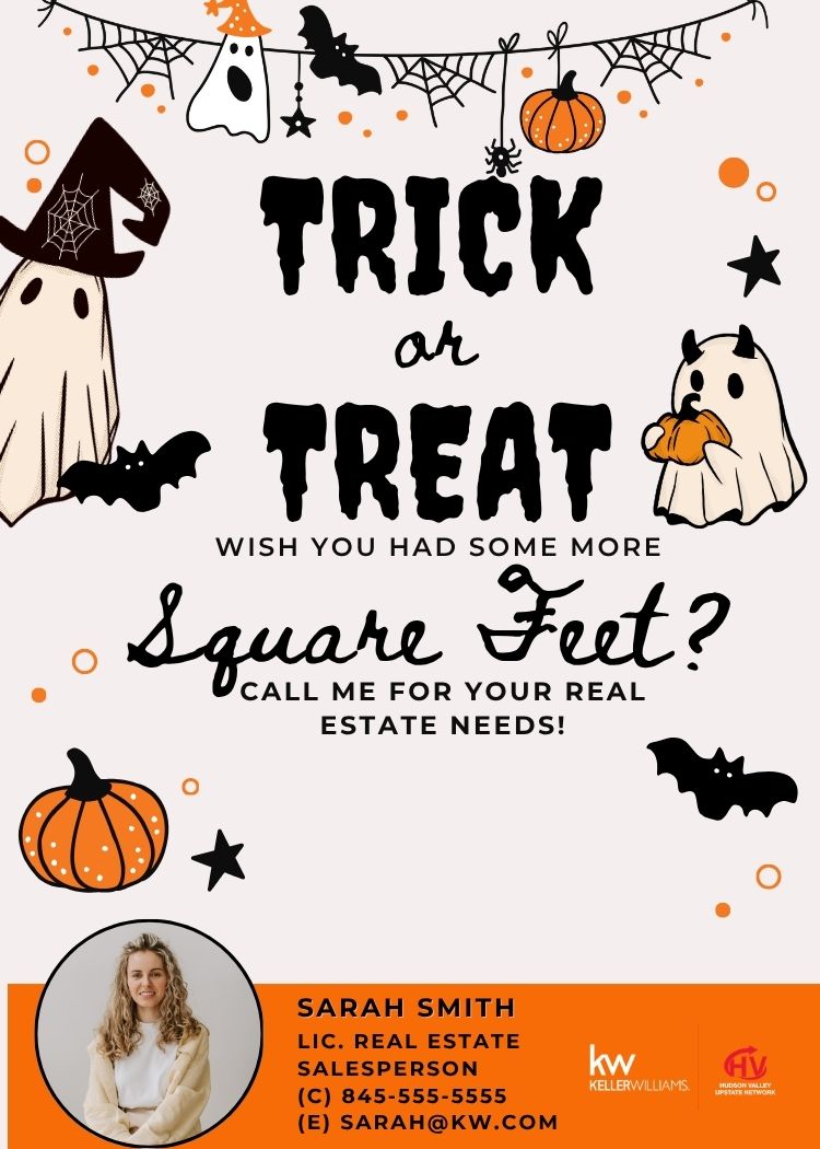 Halloween Handout Cards with Candy — Set of 50 (Customized)